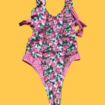 Fato de Banho rosas - S