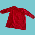 Bibe escolar vermelho - 3-4 anos