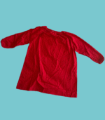 Bibe escolar vermelho - 3-4 anos