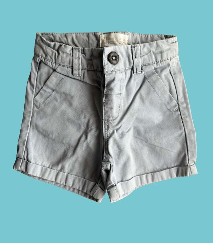 Calçoes clássicos_1 Calções clássicos, em tecido, com dobra - 18-24 meses - Image 1