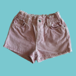 Calções ganga rosa - 104 - 3-4 anos