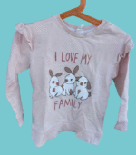 Camisola I love my family - 92cm - 18-24meses - H&M