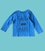 Camisola fina "Break the Rules" - 92cm - 18-24 meses
