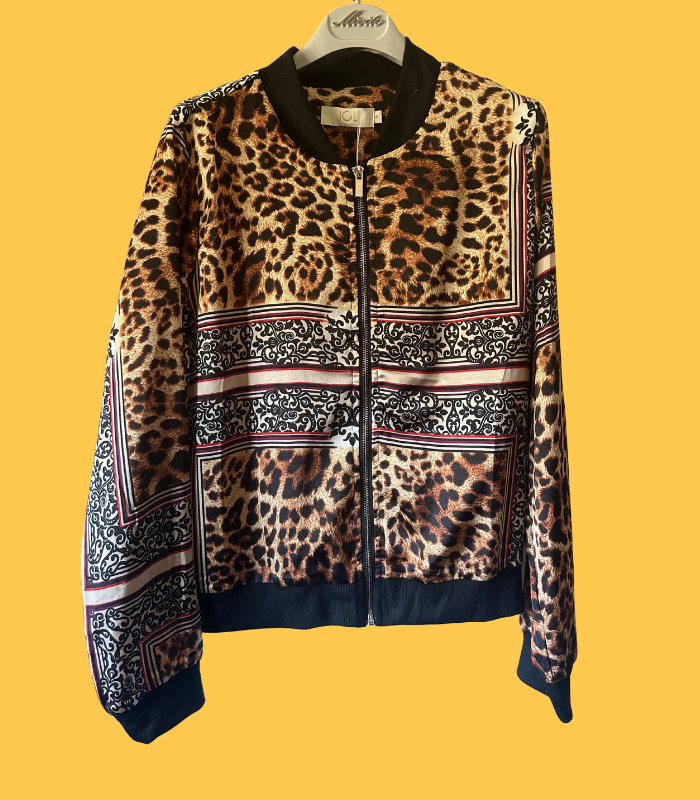 Casaco bomber leo_1 Casaco Bomber de Verão em tons leopardo - Image 1