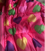 Casaco rosa com corações quente - 4-5 anos - Image 4