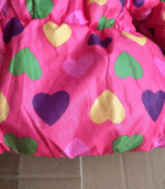 Casaco rosa com corações quente - 4-5 anos - Image 3