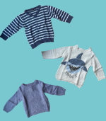 Conjunto camisolas malha - 74cm - 6-9meses