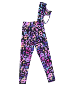 Conjunto de desporto calça e top - padrão círculos - M - Image 2