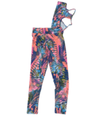 Conjunto de desporto calça e top - padrão folhas - M - Image 2