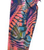 Conjunto de desporto calça e top - padrão folhas - M - Image 3