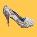 Sapatos snake print castanhos - 40