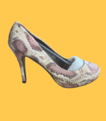 Sapatos snake print castanhos - 40