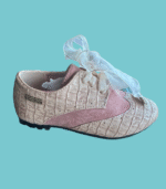 Sapatos rosa com atacadores em tule - Axel Girl - 28