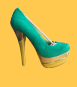 Sapatos plataforma em camurça - 36