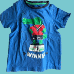 T-shirt Crocodilo azul - 92cm - 18-24 meses