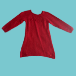 Vestido de malha vermelho - METRO - 4 anos