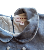 Vestido veludo azul claro - NECK & NECK - 92-106 - 4 anos - Image 3