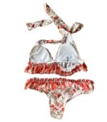 Biquini branco flores pequenas - M - Image 2