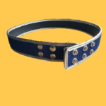 Cinto de veludo azul - 85cm - AXEL