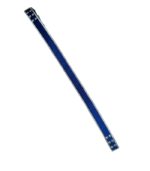 Cinto de veludo azul - 85cm - AXEL - Image 2