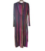 Vestido às riscas com rachas e decote atrás - TOPSHOP -38 - Image 4