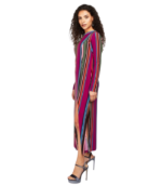 Vestido às riscas com rachas e decote atrás - TOPSHOP -38 - Image 3