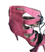 Botins bordeaux com cordões - Sahoco - 39 - Image 6