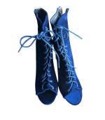 Botim aberto veludo azul - AXEL - 41 - Image 3