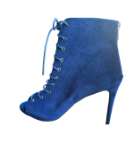 Botim aberto veludo azul - AXEL - 41 - Image 2