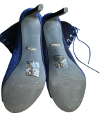 Botim aberto veludo azul - AXEL - 41 - Image 4