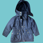 Casaco acolchoado cintado - 98cm - 2-3 anos