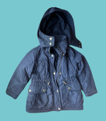 Casaco acolchoado cintado - 98cm - 2-3 anos