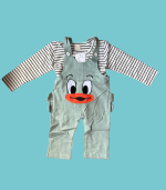 Conjunto verde patinho  - 18 meses