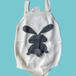 Fatinho coelho malha - 66cm - 3 meses