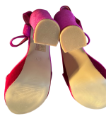 Sandálias altas veludo rosa - 38 - Image 4