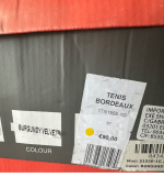 Sapato plataforma veludo bordeaux- Exé - Image 5