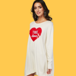 Vestido malha True Love bege  - By Swan - TU