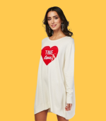 Vestido malha True Love bege  - By Swan - TU