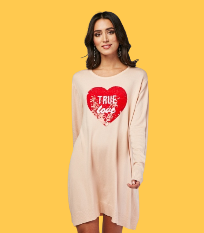 Vestido True Love Rosa_1_1 Vestido malha True Love rosa - By Swan - TU - Image 1