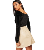 Body veludo preto - Orcelly - S/M - Image 2