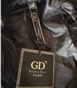 Colete peludo preto com cores - Golden Days Paris - S/M - Image 4