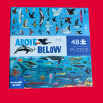 Puzzle Sea Life Above + Below - 48 peças - Crocodile Creek - + 4 anos