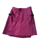 Saia veludo bordeaux com pormenor étnico - Axel - Image 5