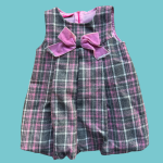 Vestido xadrez efeito balão - Gente Miúda - 18 meses