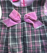 Vestido xadrez efeito balão - Gente Miúda - 18 meses - Image 3