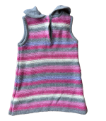 Vestido malha riscas com gola - 86 cm - 18-24 meses - Image 2