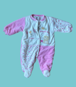 Babygrow rosa forrado - Bestido - 62cm - 6 meses