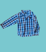 Camisa xadrez castanho - Piglet Tomy - 4 anos