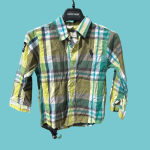 Camisa xadrez verde - Piglet Tomy - 7-8 anos