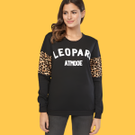 Camisola Leopard at mode - preta - M/L